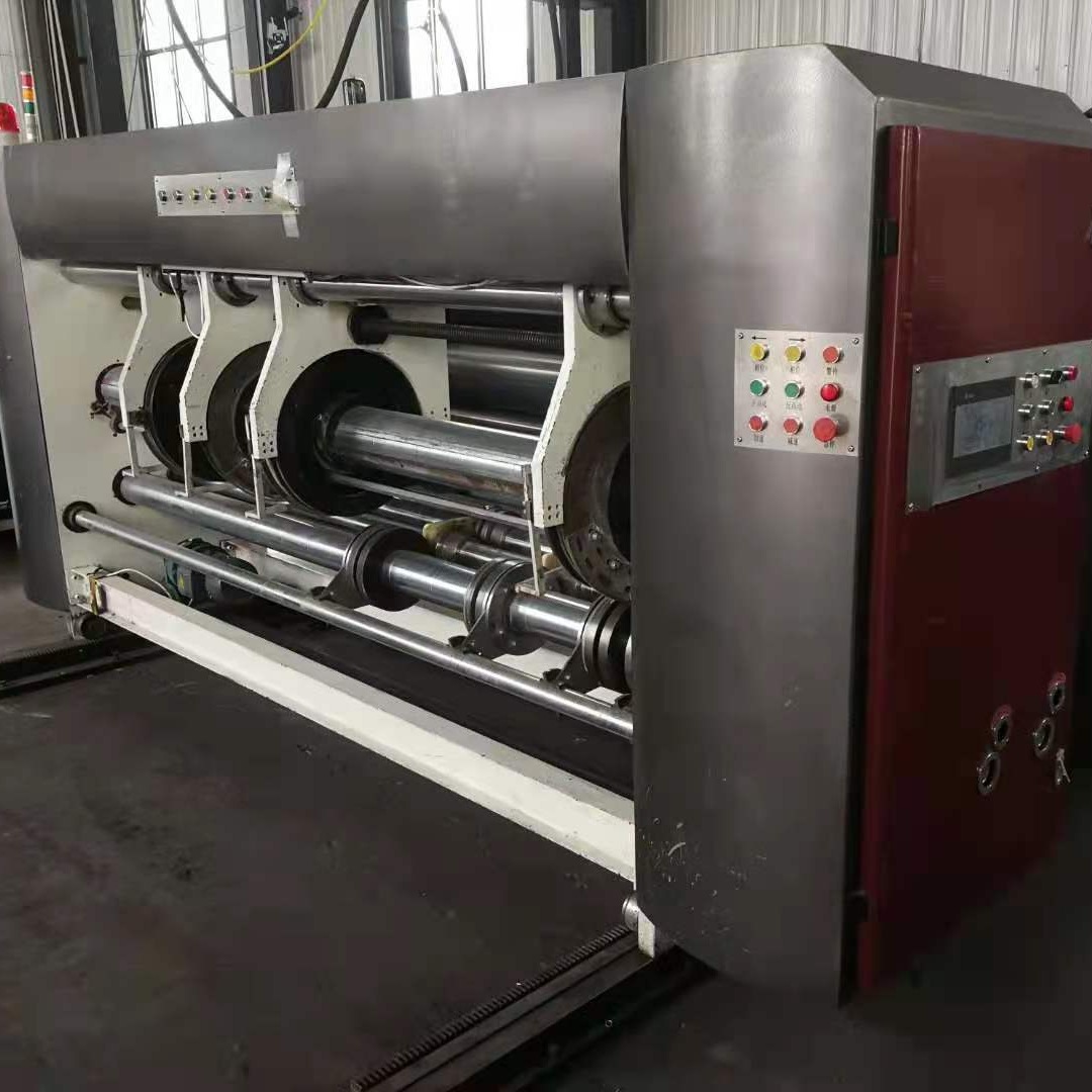 印刷开槽机2600型双色印刷模切开槽机水墨印刷开槽鸿达纸箱设备