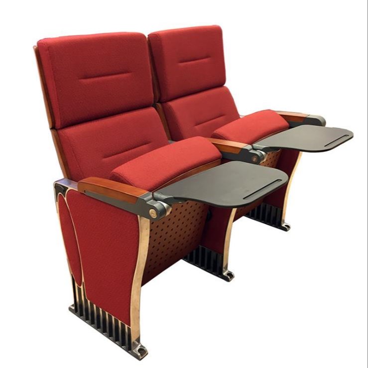 铝合金礼堂椅 带旋转式写字板 巨豪质量可靠 全国联保