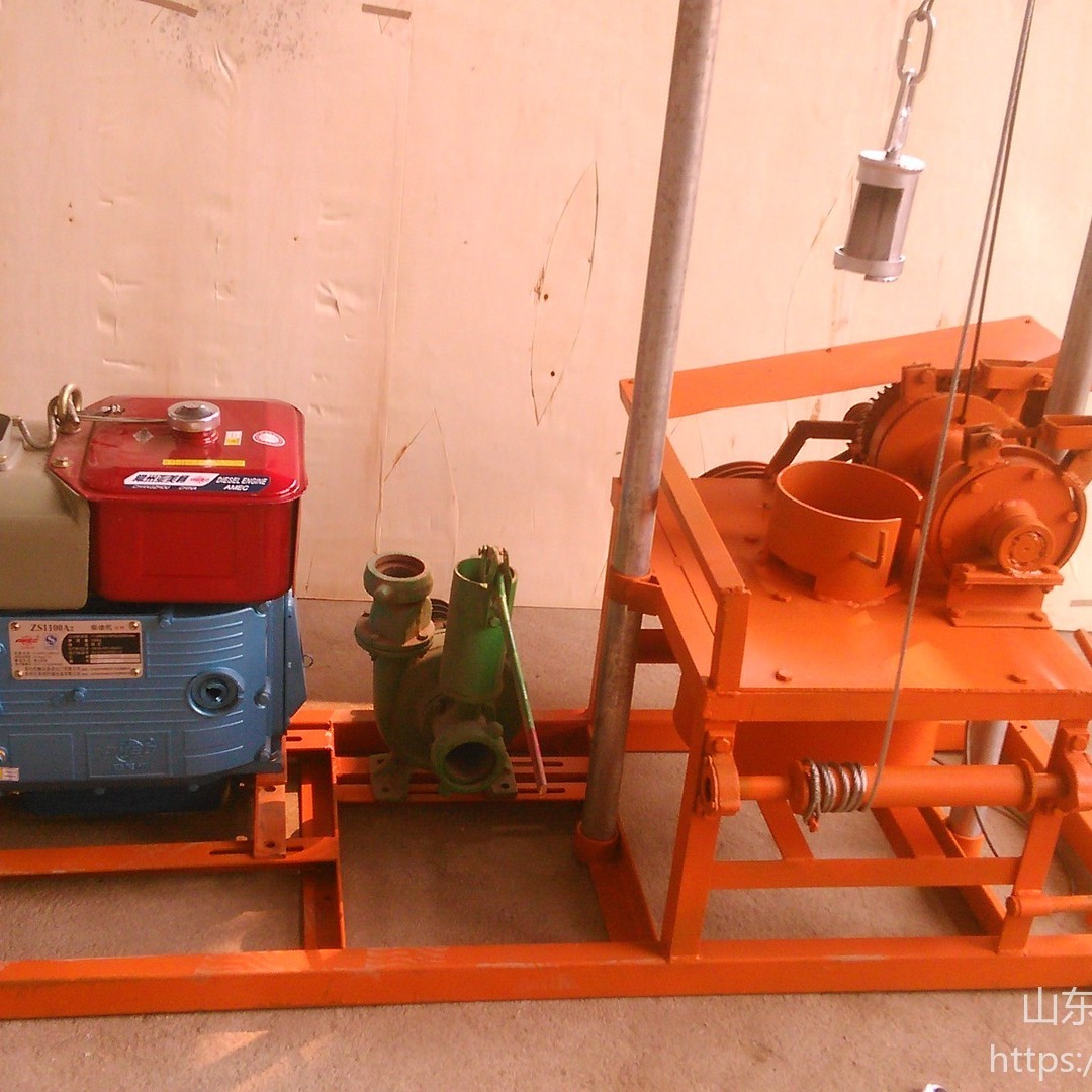 智创ZC-1水井钻机 家用小型水井钻机 便携式柴油小型打井钻机图片