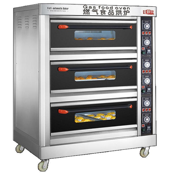 爱厨乐 三层九盘烤箱豪华型燃气烤箱 带定时/带报警 ACL-3-9QH型  厂家直销