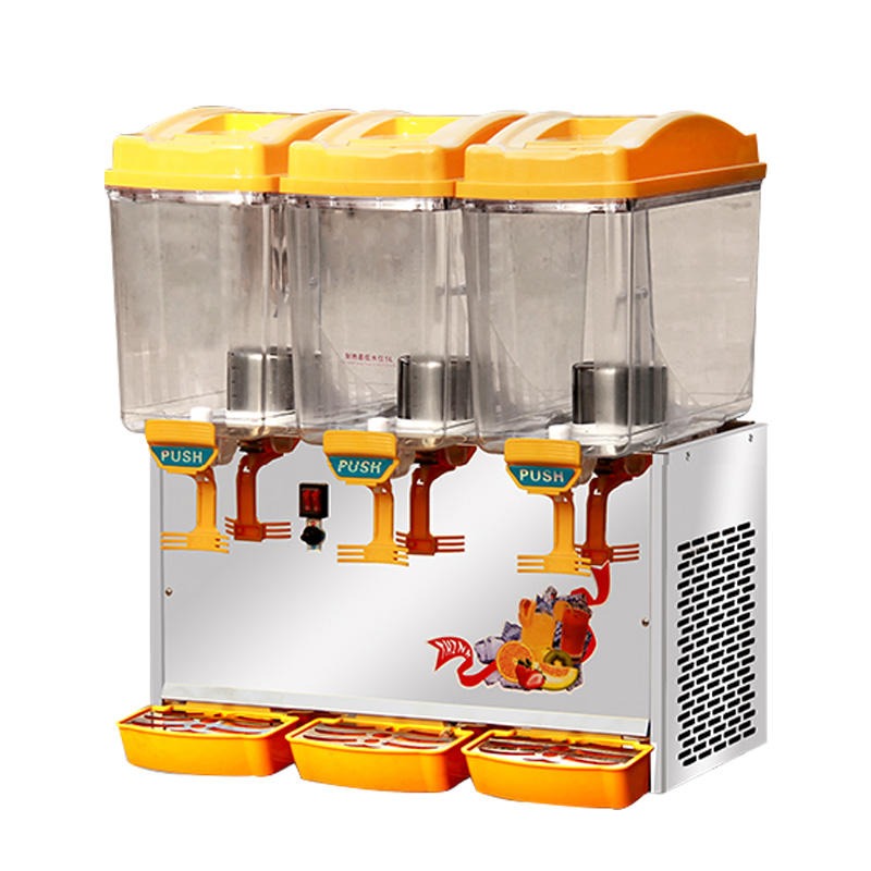 冰之乐饮料机 商用果汁机 冷热双温全自动自助奶茶机 双缸三缸冷热机图片