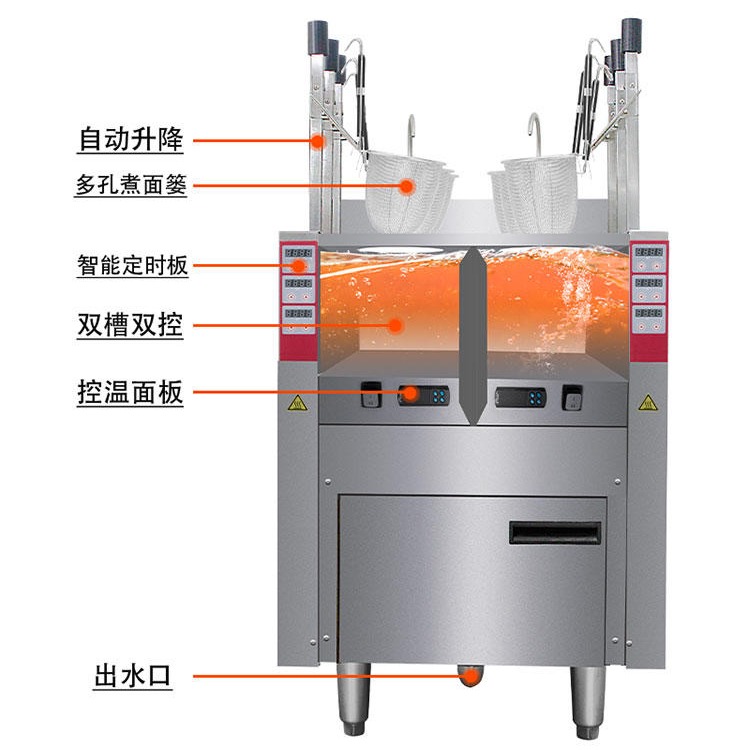 英迪尔IZML-6商用汤面炉 自动煮面炉 电热煮面炉厂家直销