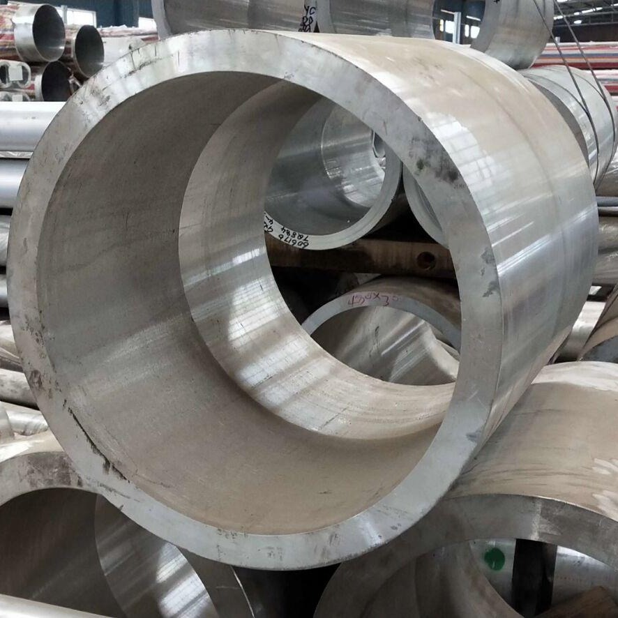 上海鲁剑销售6063大口径铝管 国标铝管 薄壁铝管挤压铝合金型材