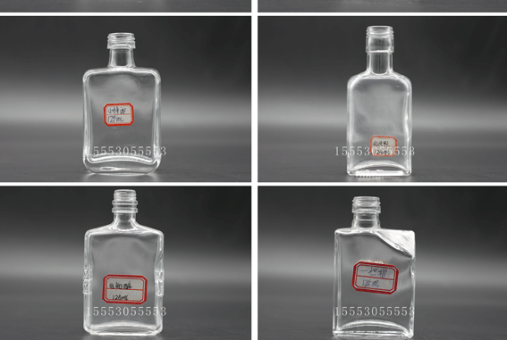 100ml酒瓶 晶白料 125ml玻璃瓶 优质小酒瓶 蒙砂酒瓶 2两小酒瓶示例图14