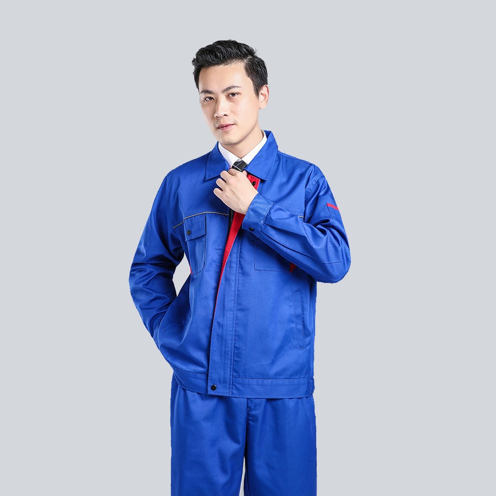 服装工厂 苏州工作服 定制工服厂家 定做服装 长袖工作服 X803款图片