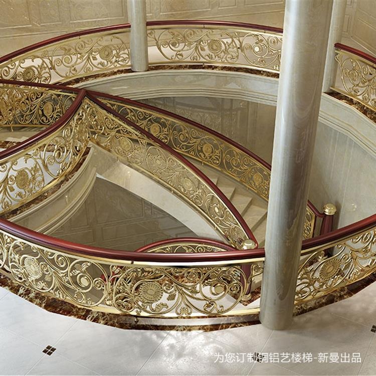 遇见赤峰新曼铜艺楼梯扶手感观中惊叹图片