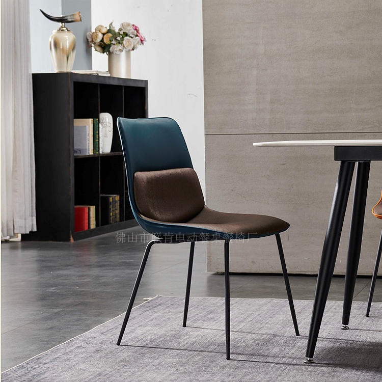 联肯家具北欧轻奢家用意式极简简约现代小户型设计师网红铁艺椅子