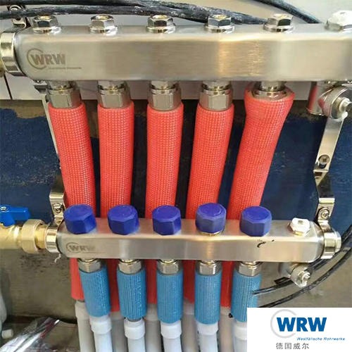 CWRW德国威尔  地暖分集水器不锈钢2路分集水器  德国原装进口