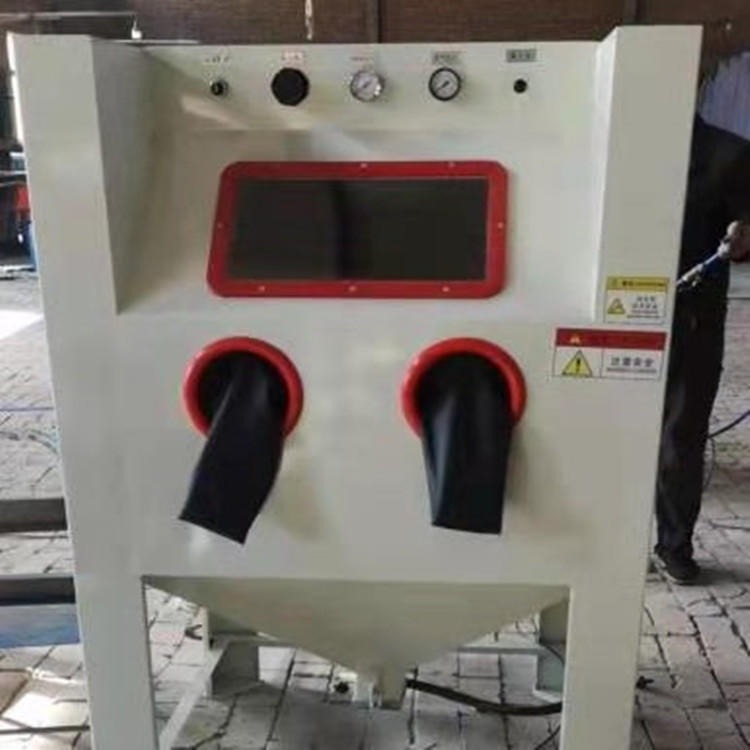 黑龙江鸡西高压手动喷砂机加压干式喷砂机手动箱体式加压喷砂机厂家图片