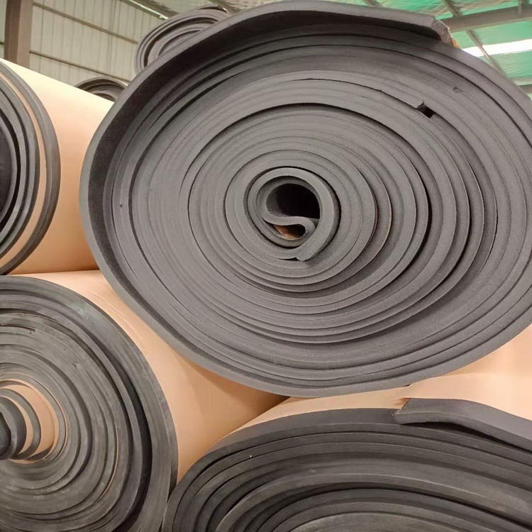 廊坊橡塑保温板厂家 普兰多牌橡塑板 设备降噪用加厚复合橡塑海绵板