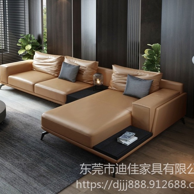 东莞市 厚街迪佳极简沙发家用沙发 佛山酒店沙发  定制实木不锈钢沙发
