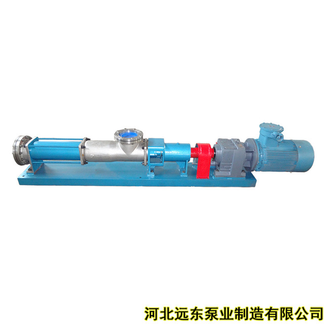 立式污泥泵EH6300-V-W201单螺杆泵用于湛蓝科技开发公司