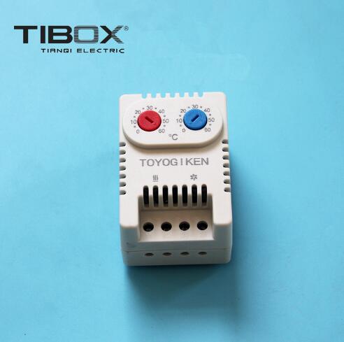 TIBOX原厂直销加工生产TZR 011系列双联恒温器 温度调节按钮盒