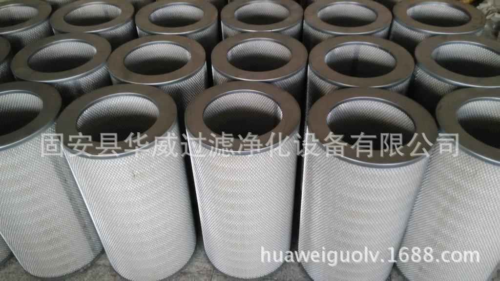 HUAWEI专业制造工业粉尘滤筒 聚酯纤维防静电除尘滤筒厂家示例图5