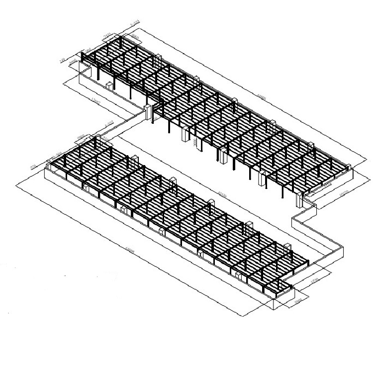 森沃仓储 SW-GPT-72 大型仓储钢平台 威海钢结构平台