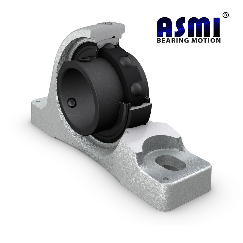 耐高温带座外球面轴承厂家-ASMI品牌 可耐受温度分别达到300度 500度 800度 型号TCU206 TCUC206