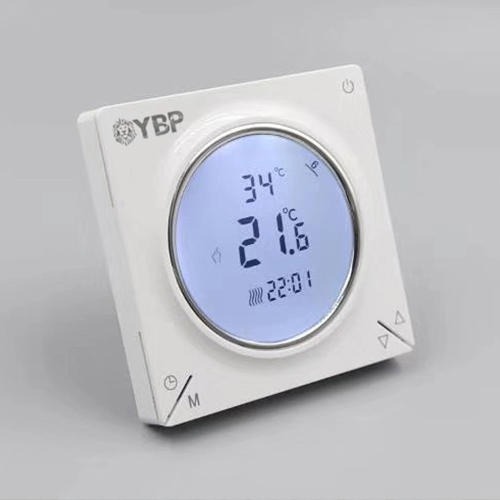德国意普YBP地暖智能温控器液晶温控面板UFH8808编程有机玻璃大屏幕 现货供应