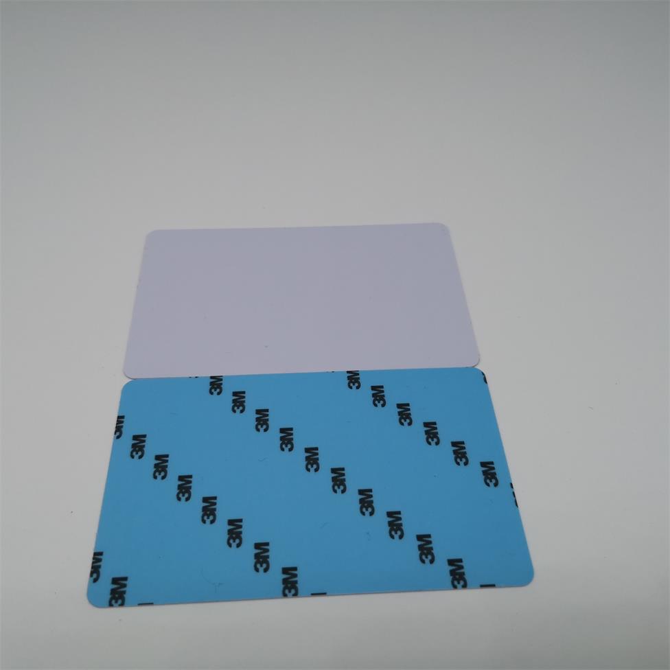 证卡打印机胸卡打印机专用PVC白卡 3M贴片卡 厚度 0.5MM背胶卡示例图4