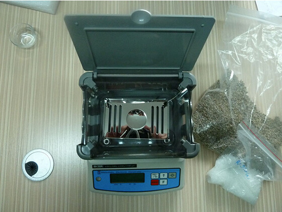 台湾塑料专用密度计比重仪/PVC、PE、PPS颗粒密度测试仪MH-300A