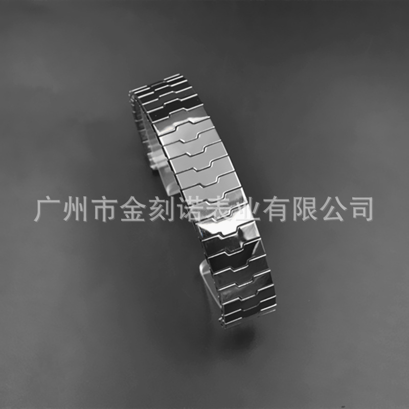 现货批发手表配件 不锈钢 弹力带突型松紧表带 长短伸缩示例图8