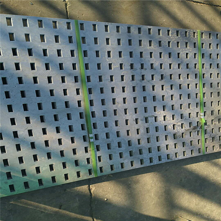 瓷砖展式架冲孔板    长方孔陶瓷展架厂家  德州市挂大砖穿孔板示例图2