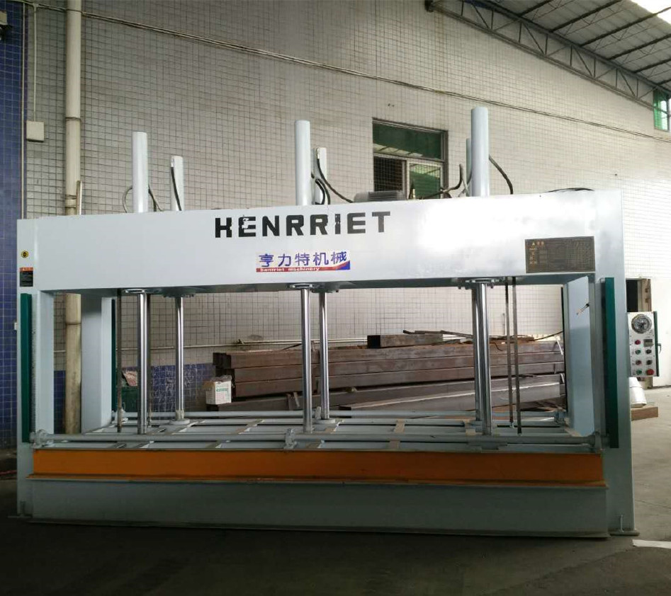 亨力特生产高精度压板机 大型铝蜂窝复合板4米100吨液压冷压机示例图2
