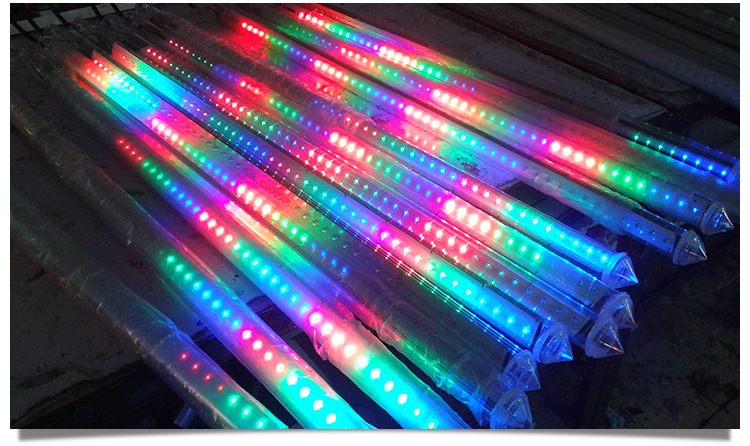 厂家直销LED流星灯优质LED锥形流星灯背景装饰流星灯示例图7