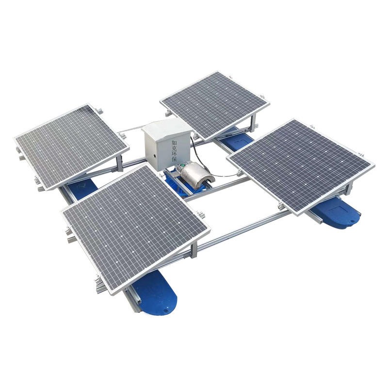 RSUN-JC太阳能解层曝气机 太阳能水循环复氧控藻机 水体融氧曝气机