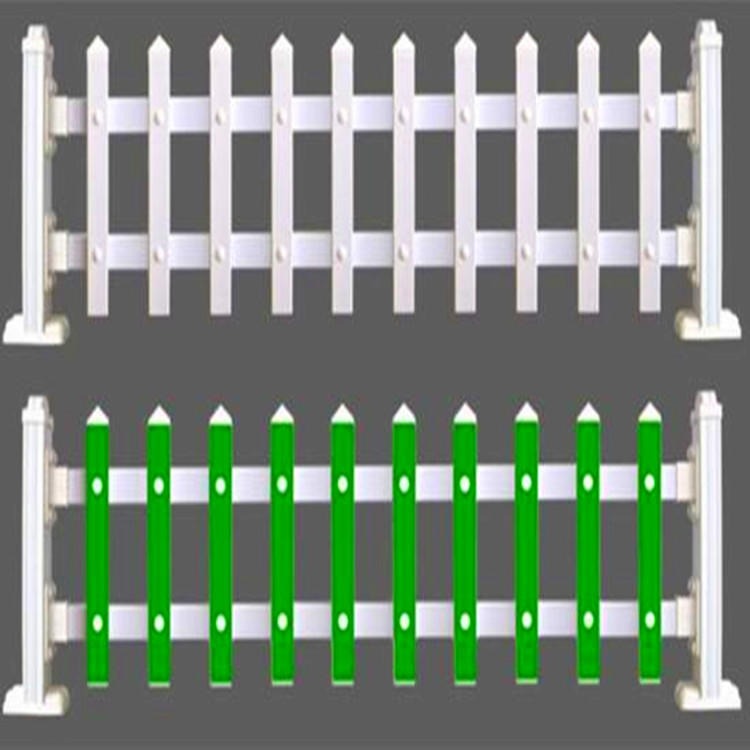 满星实业供应 pvc绿化带围栏 锌钢铁艺草坪护栏 户外花园围栏 小区路边防护隔离栏