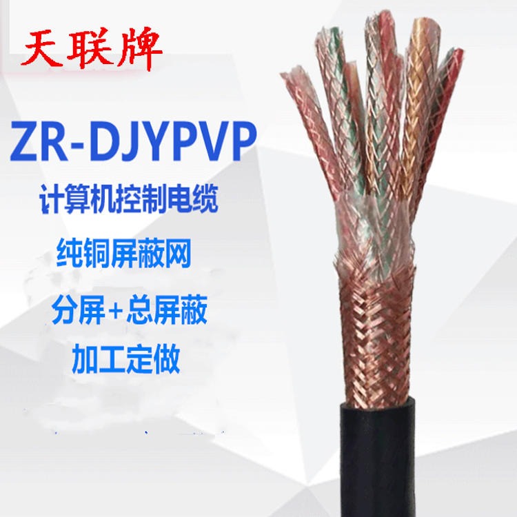 WDZ- DJYPVP双屏蔽电缆 天联牌 WDZ-DJYPVP22铠装计算机电缆