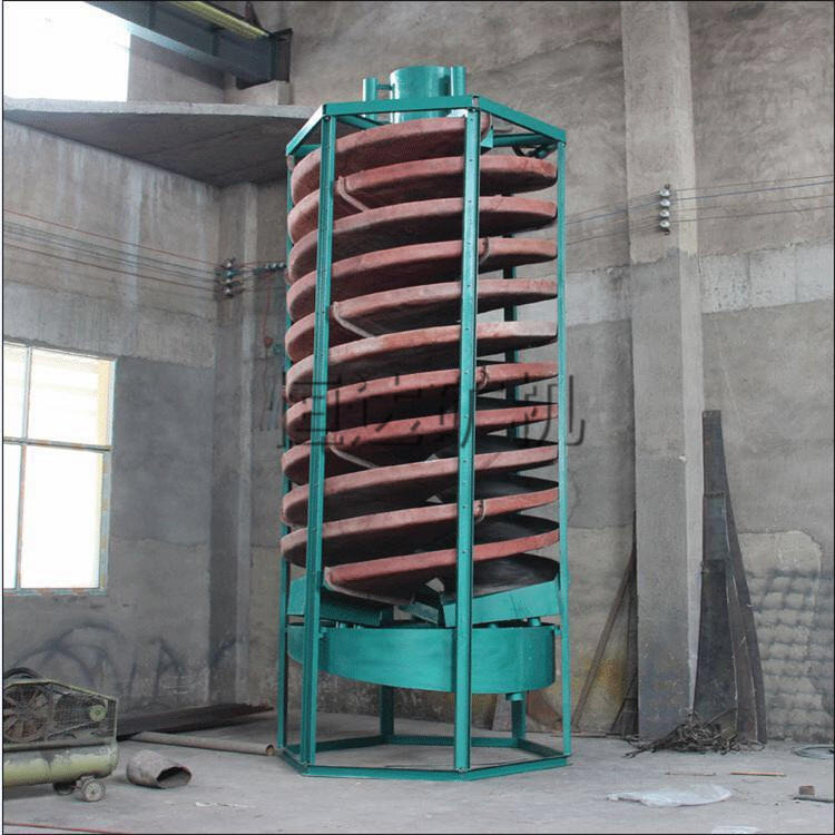 供应2米大直径螺旋溜槽 玻璃钢2米螺旋溜槽 BLL-2000螺旋溜槽选矿设备