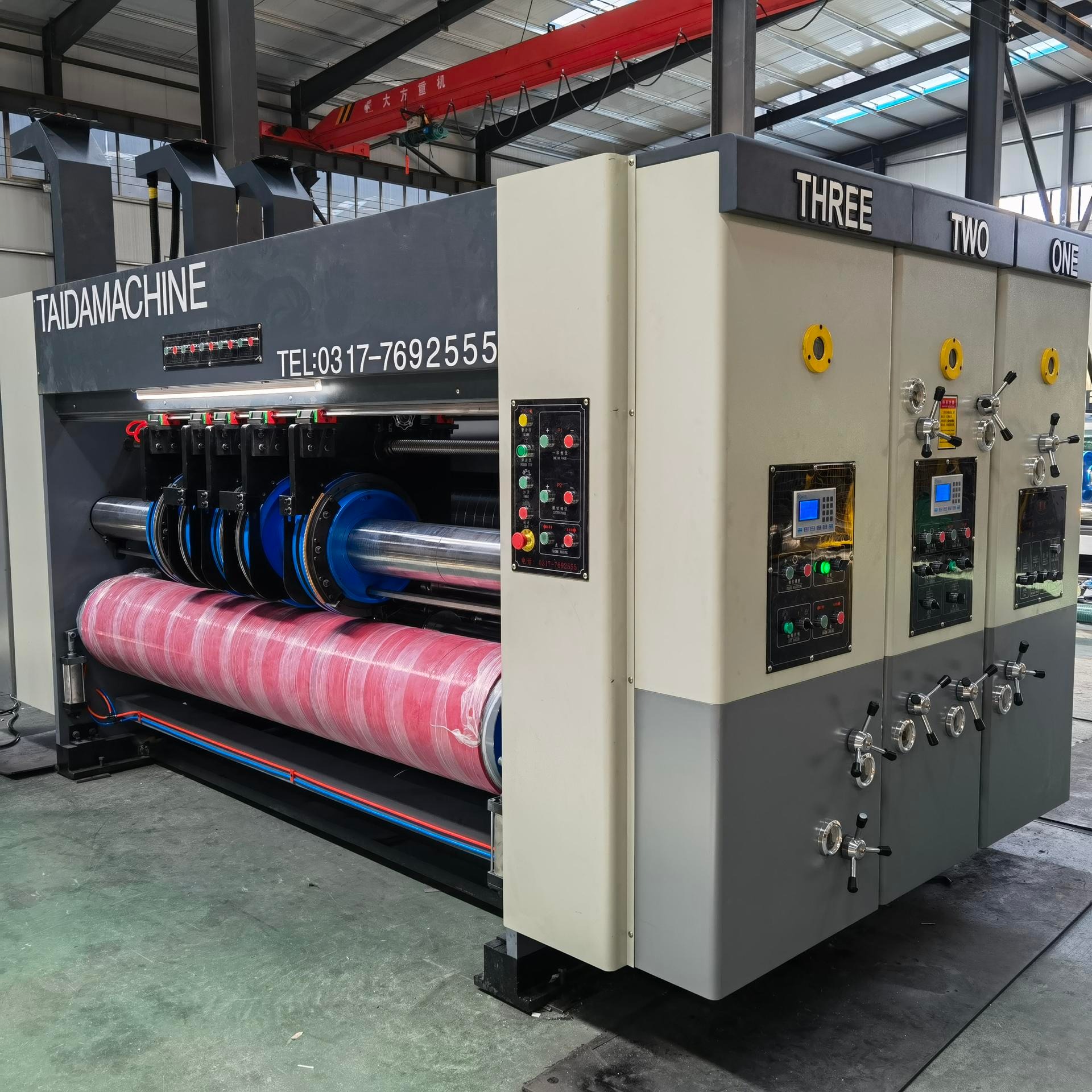 沧州泰达 1425型 高速水墨印刷模切机 全自动水墨印刷开槽机 半自动水墨印刷机