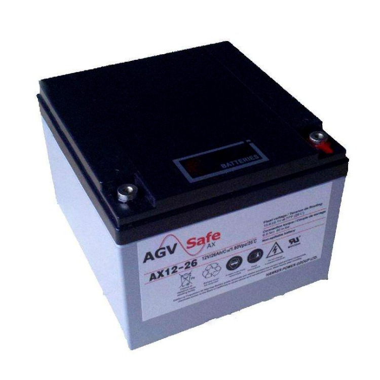 艾诺斯华达霍克蓄电池AX1226铅酸蓄电池机房UPS专用蓄电池12V26AH现货直销