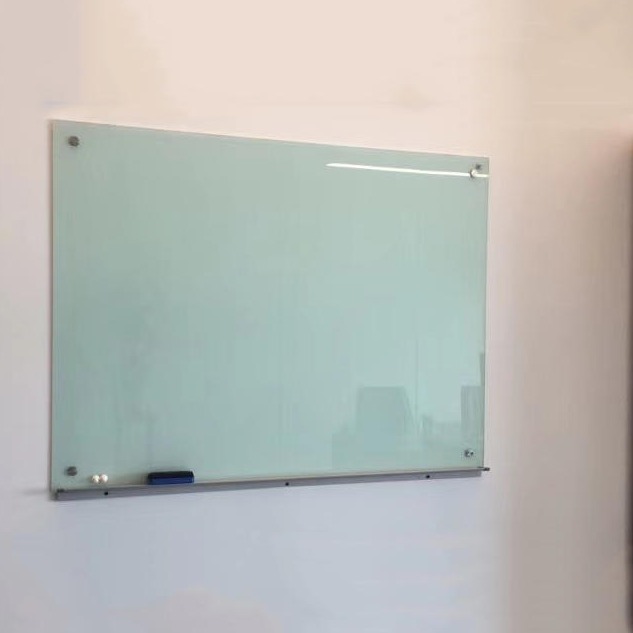 超白玻璃写字白板 会议室玻璃白板写字 玻璃白板南京订做-优雅乐