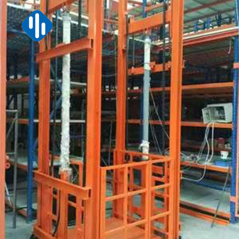 湖南长沙厂家定制SJD导轨式升降机 链条壁挂式电动液压升降货梯