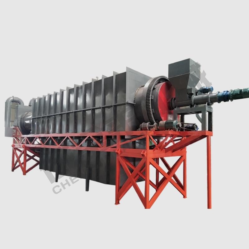 诚金来供应机制棒专用炭化炉 连续式碳化设备 环保干馏式炭化炉