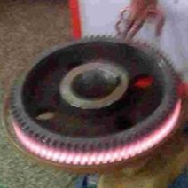 山西大同滑轮中频加热设备  行车轮超音频淬火专机图片