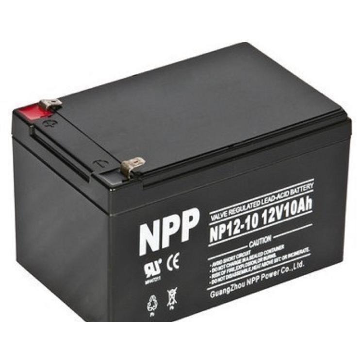 NPP耐普蓄电池NP12-10 12V10AH直流屏阀控式UPS电源专用蓄电池
