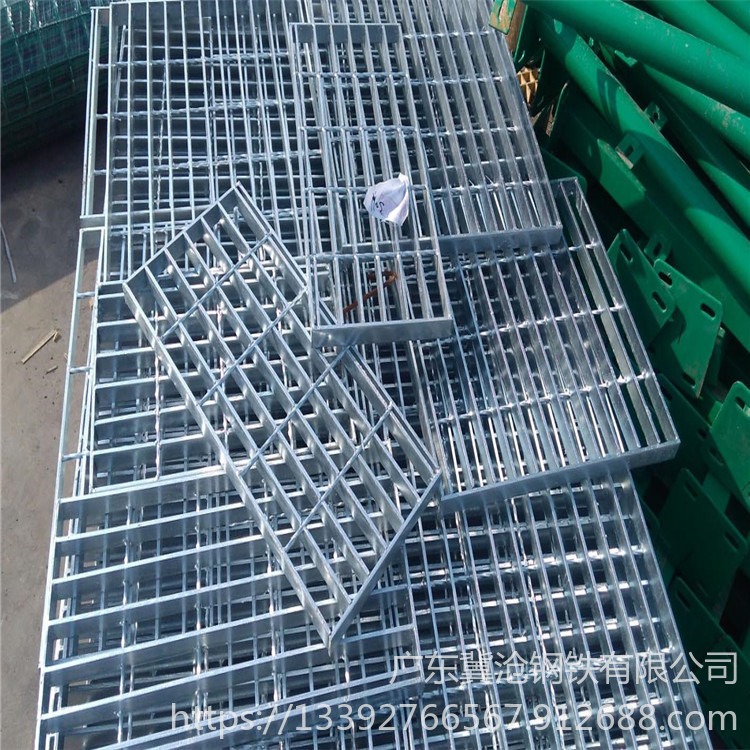 冀沧钢铁 批发供应 电厂踏步板盖板 插接钢格板 物流钢平台格栅板