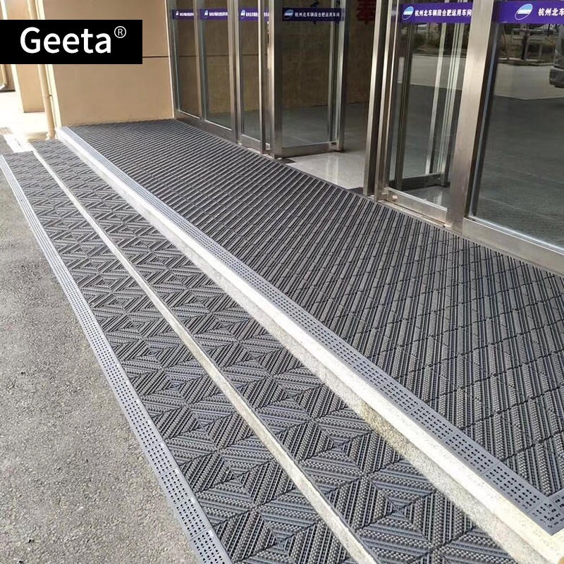 Geeta品牌防滑地垫 酒店地垫 模块拼接室外进门防滑垫  镂空拼接门口脚垫