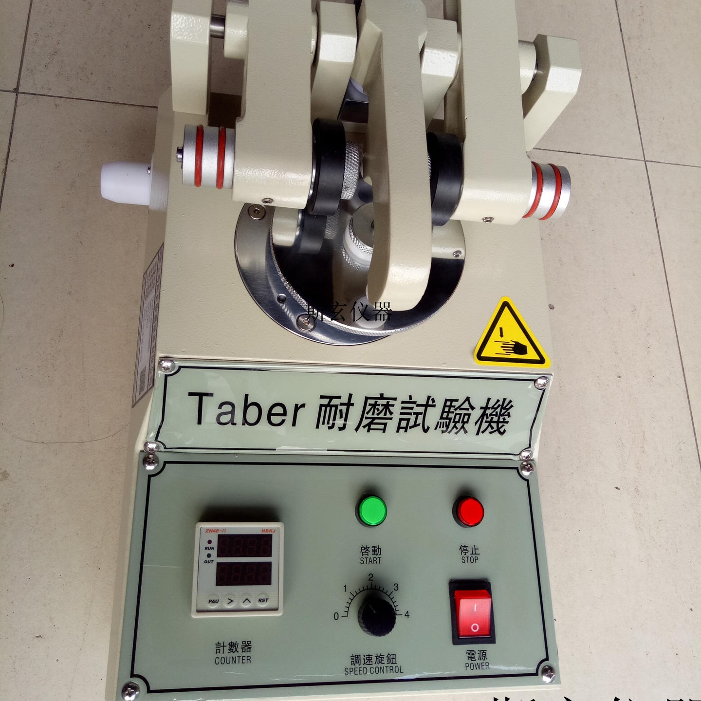 TABER塑料耐磨测试仪 送砂轮一对耐磨损试验仪 上海斯玄厂家供应