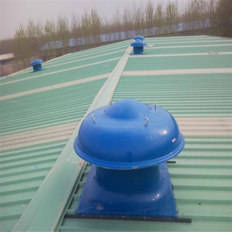 北京玻璃钢屋顶风机 轴流式消防排烟风机 低噪音玻璃钢屋顶风机 玻璃钢防腐材质 耐腐浊 安装方便图片