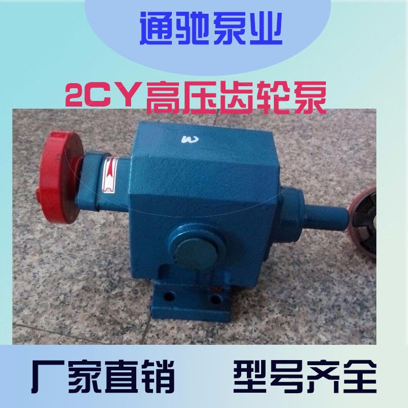 供应小型是齿轮油泵 2CY高压齿轮泵 设备配套泵 铜轮防爆泵