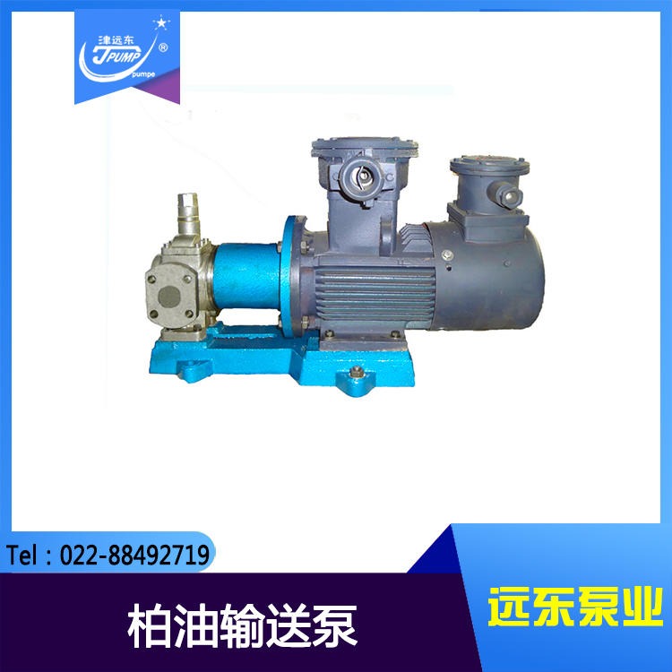 YCB0.6/0.6圆弧齿轮泵 柏油输送泵 不锈钢圆弧磁力泵 天津磁力泵