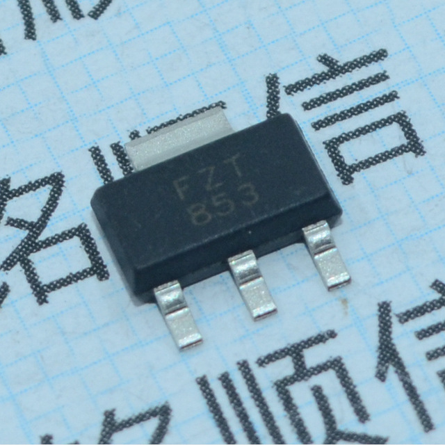 FZT853TA贴片晶体管SOT-223实物拍摄深圳现货支持BOM表配单