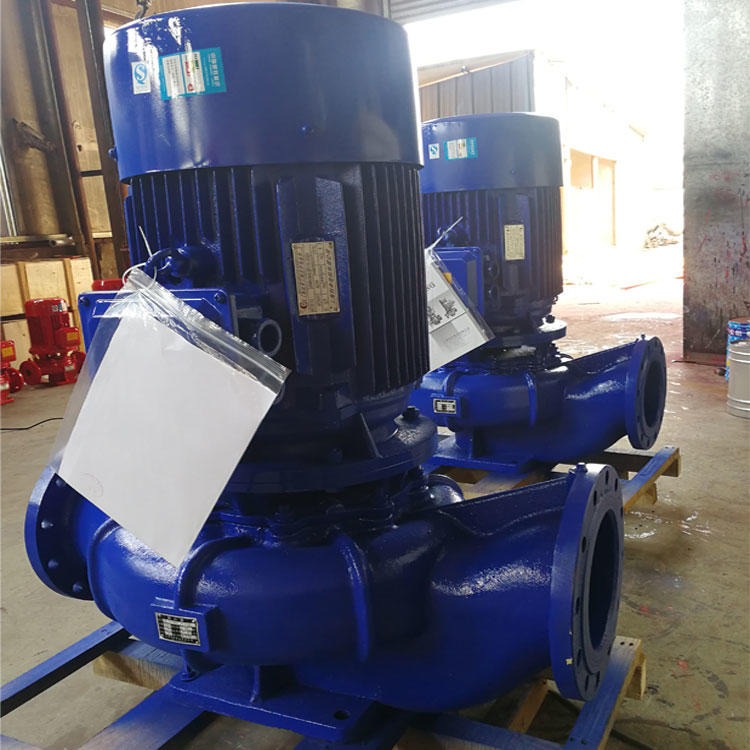 isg型管道泵  上海安怀ISG80-315B立式离心循环泵 自来水管道加压泵