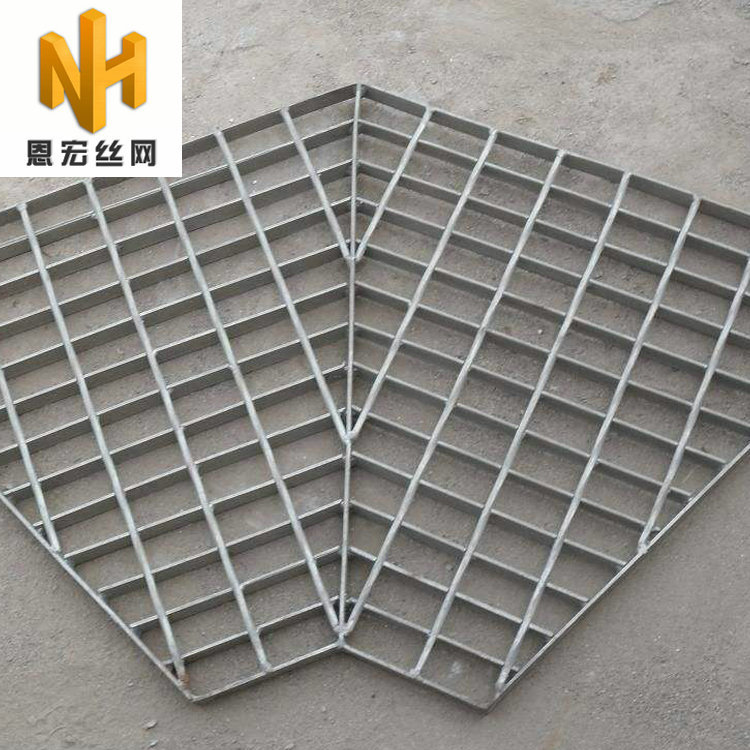异形钢格板 热镀锌防滑扇形沟盖板 多形状定制电厂钢格板示例图17