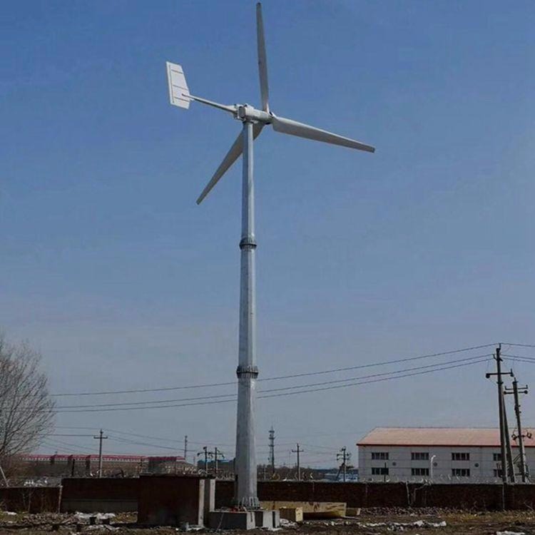 晟成30kw大功率并网风力发电机风轮直径12米塔高18米定做产品