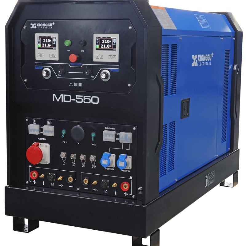 熊谷厂家直供一拖二双焊接电源  柴油发电一体电焊机MD-550