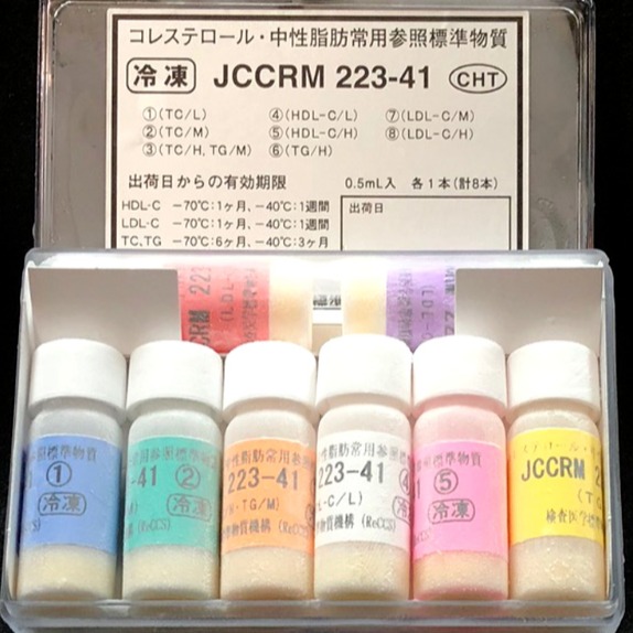 日本JCCRM(ReCCS)标准品 JCCRM 223(CHT) (TCTG, TC, TG, HDL,LDL)